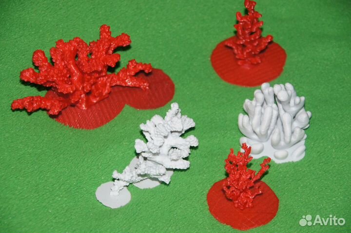 Декоративные кораллы для аквариума. (цена за всё)
