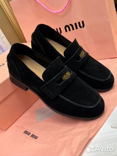 Лоферы Miu miu