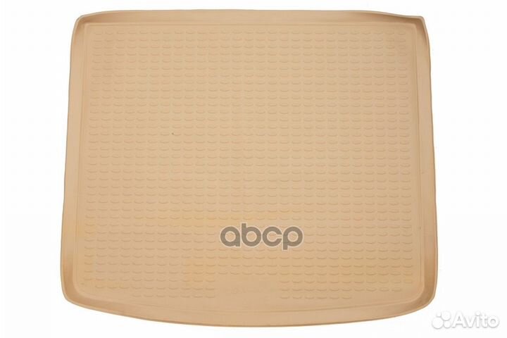 Коврик в багажник с бортиком, полиуретан бежевы