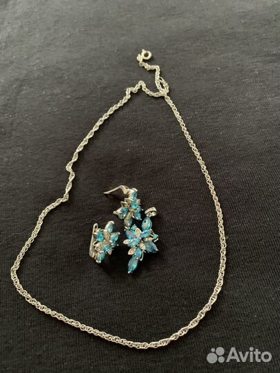 Серебряный комплект