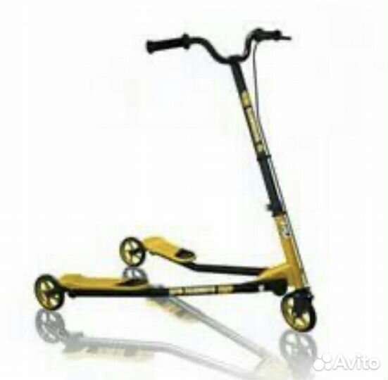 Двухполозьевый самокат для взрослых
