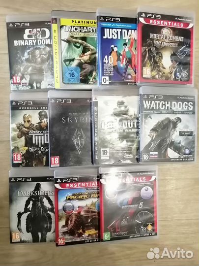 Игровые диски на ps3