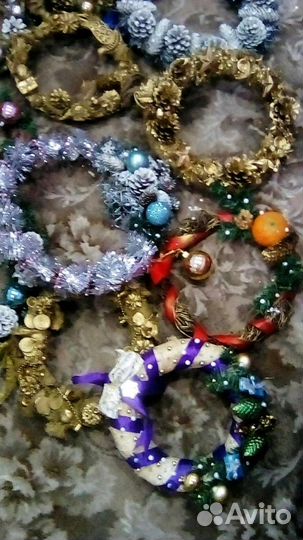 Венки рождественские новогодние