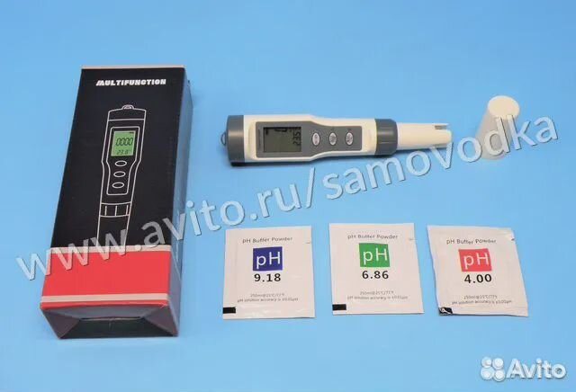 PH-метр 3в1 PH+ температура+ жесткость (TDS)