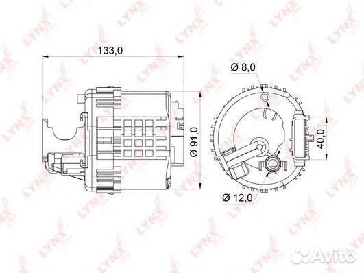 Фильтр топливный (стакан) mitsubishi outlander 03-07