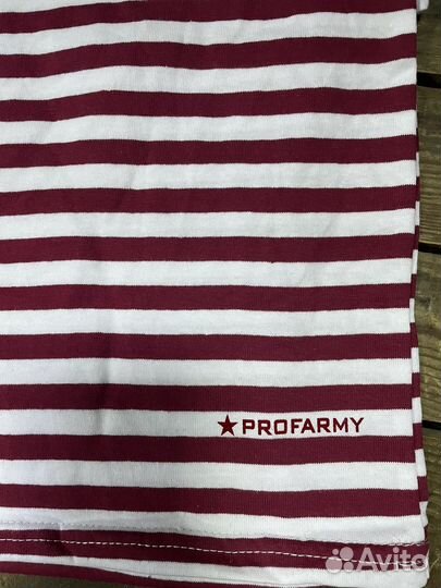 Майка-тельняшка красная