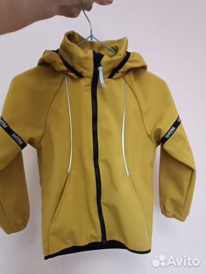 Детская куртка-ветровка softshell 128р-р