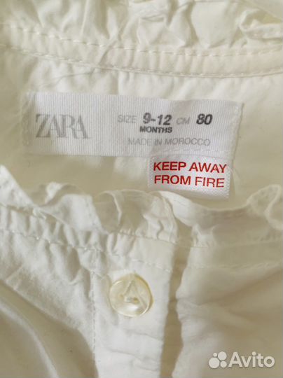 Блузка zara для девочки