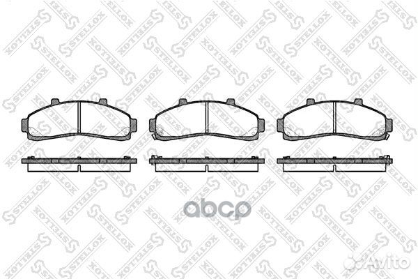 582 002B-SX колодки дисковые пMazda B-serie 95