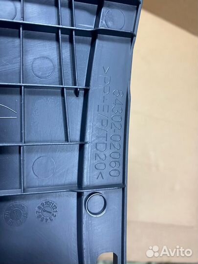 Накладка задней левой стойки под ременьCorollaE210