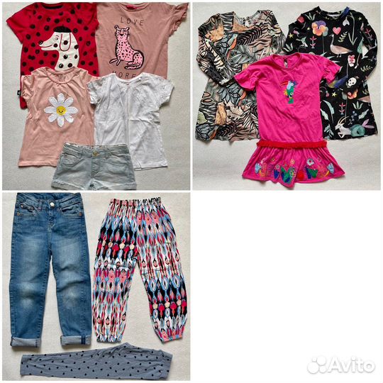 Пакет одежды для девочки, р-р 122