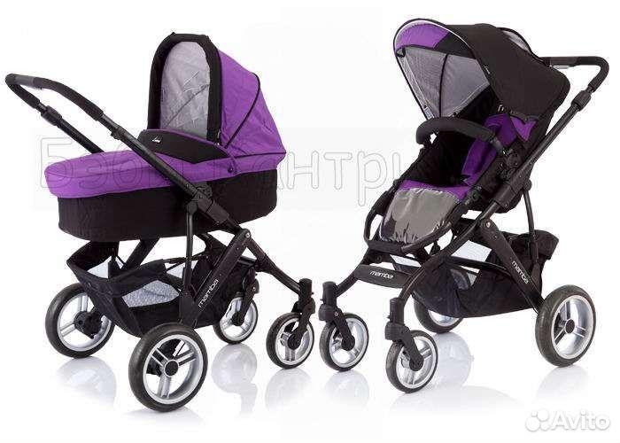 Коляска 2 в 1 без рамы