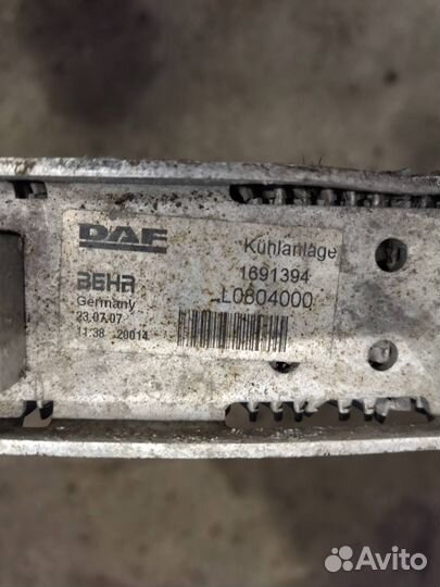 Интеркулер DAF XF 105 2007 1691394