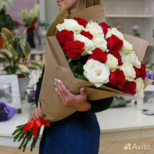 101 роза букеты