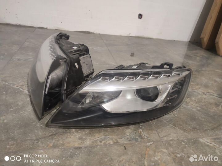 Фары передние Audi Q7 4l комплект в сборе