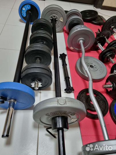 Штанга и гантели