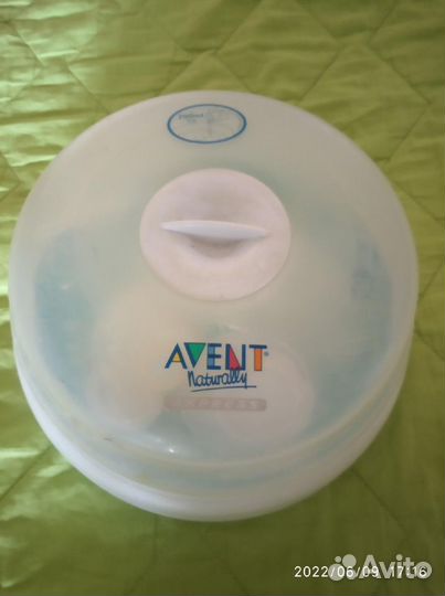 Стерилизатор avent для свч с ручным молокоотсосом