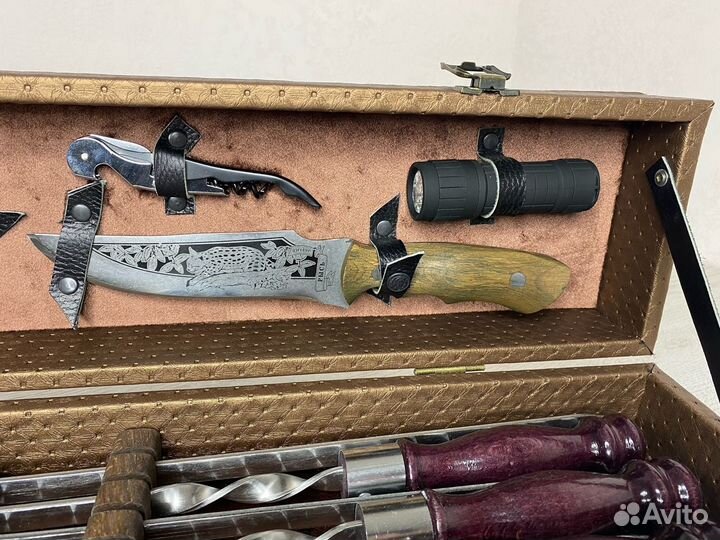 Шашлычный набор в дипломате 16 предметов