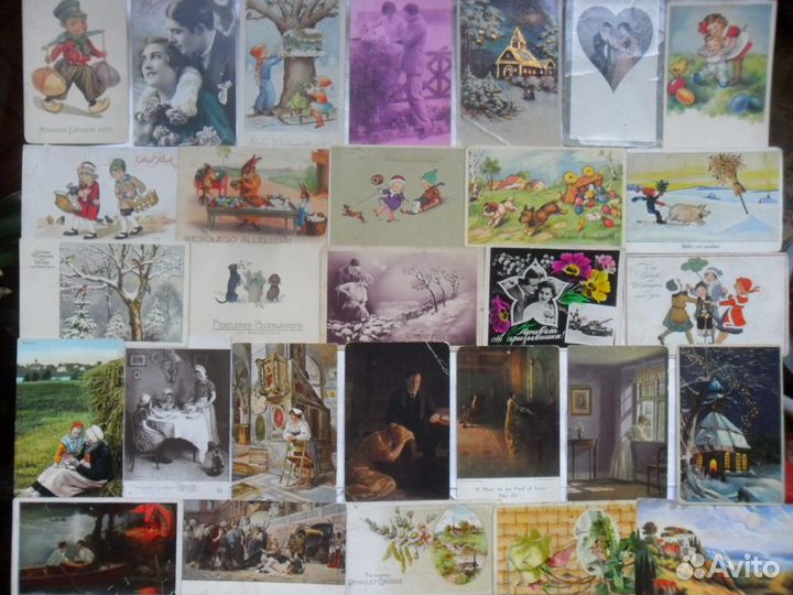 Старинные до 1917г, 1920х - 30х г, живопись цветы