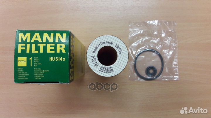 Фильтр масляный HU514x HU514x mann-filter