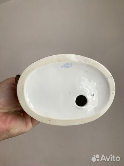 Фарфоровая статуэтка лфз Кот и повар СССР