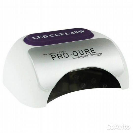 Лампа для ногтей nail lamp 48w гибридная