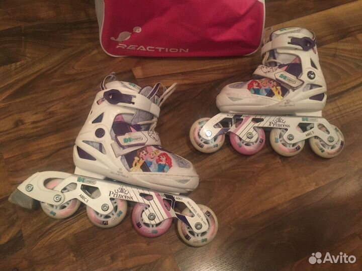 Детские раздвижные ролики Disney Princess