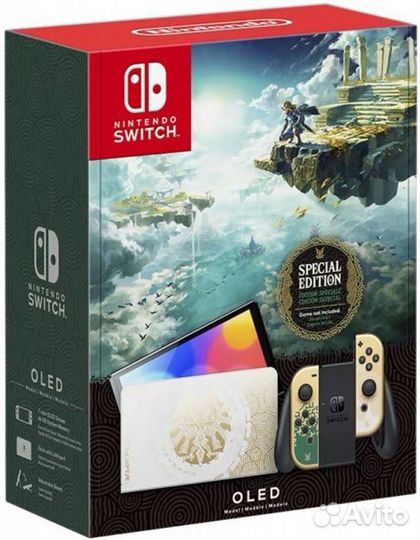 Предзаказ Nintendo Switch oled Zelda Edition