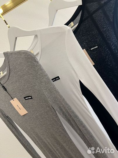 Miu miu лонгслив premium