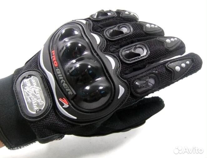 Перчатки Pro-Biker чёрные текстиль