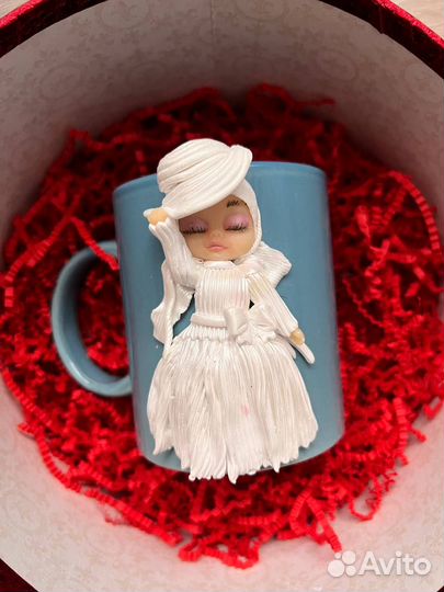 Девочки В хиджабе на кружке