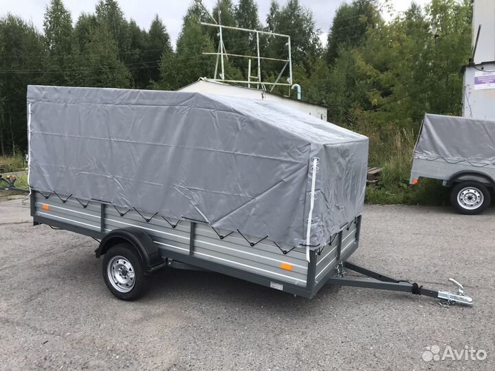 Прицеп «русич» 3,5х1,5 с тентом новый