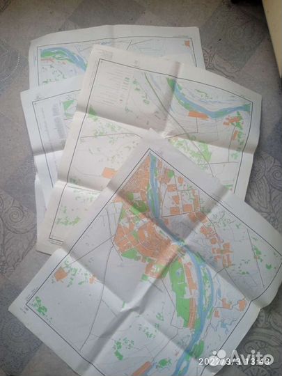 Карта Омска 1990г