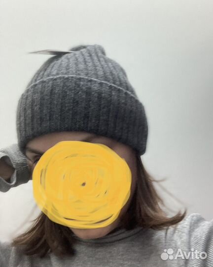 Шапка и шарф шерсть кашемир, hm premium