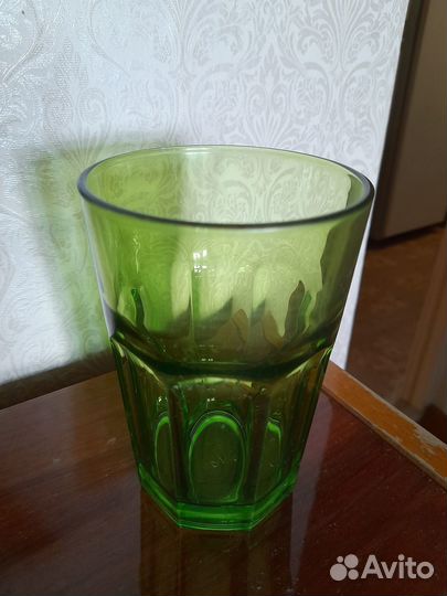 Вазы, салфетницы (кобальт. и бутыл. стекло) - 5 шт