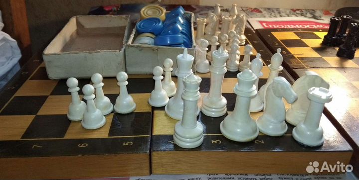 Набор Шахмат и Шашек времён СССР