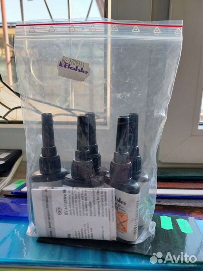 Цветной уф-клей Bohle для стекла