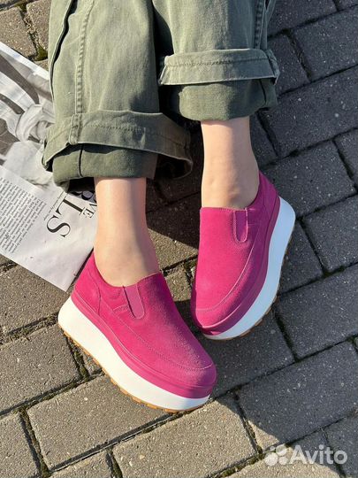 Слипоны женские натуральная