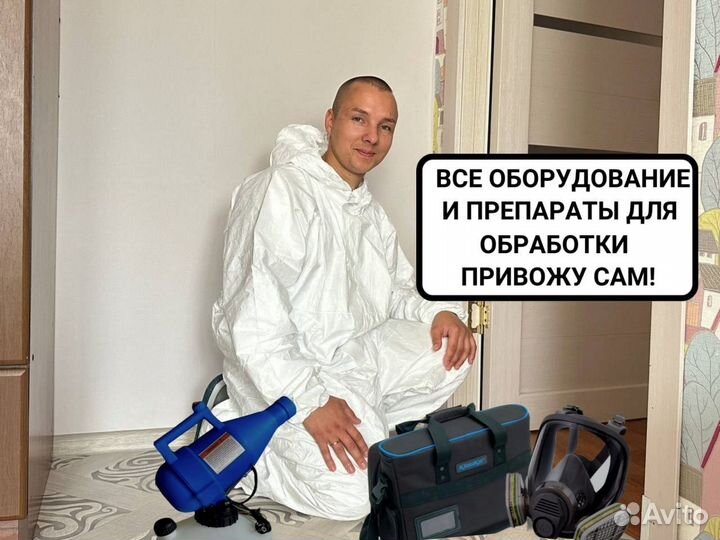 Уничтожение тараканов клопов / Дезинфекция