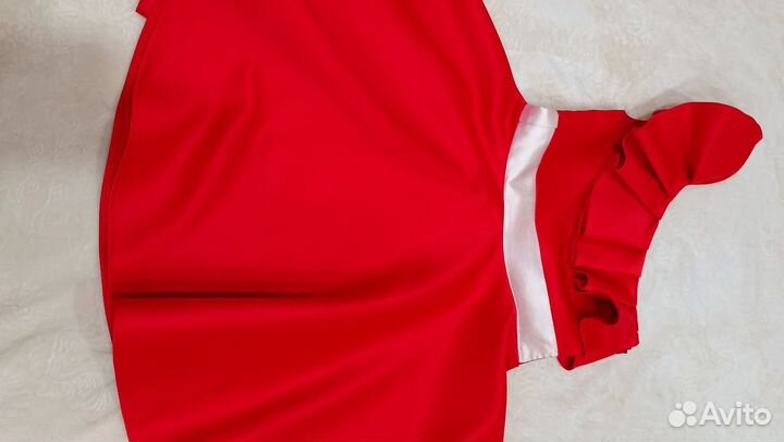 Платье для девочки 128 134 красное