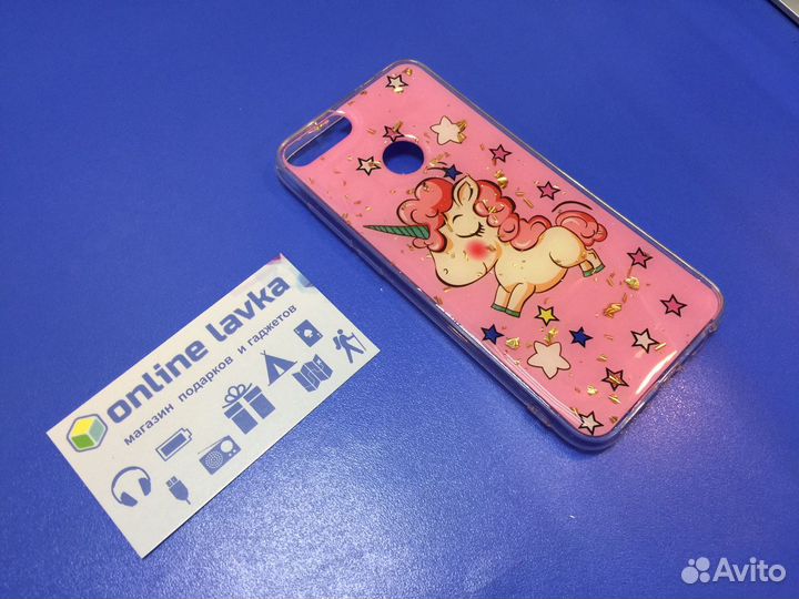 Чехол Honor 9 lite единороги