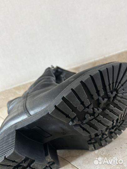 Сапоги кожаные женские 38