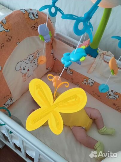 Бортики в детскую кроватку