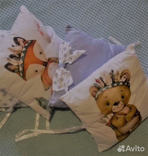 Бортики в детскую кроватку бу