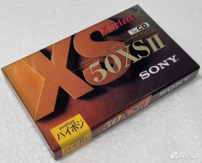 Sony xsii 50 Аудиокассета Японский рынок