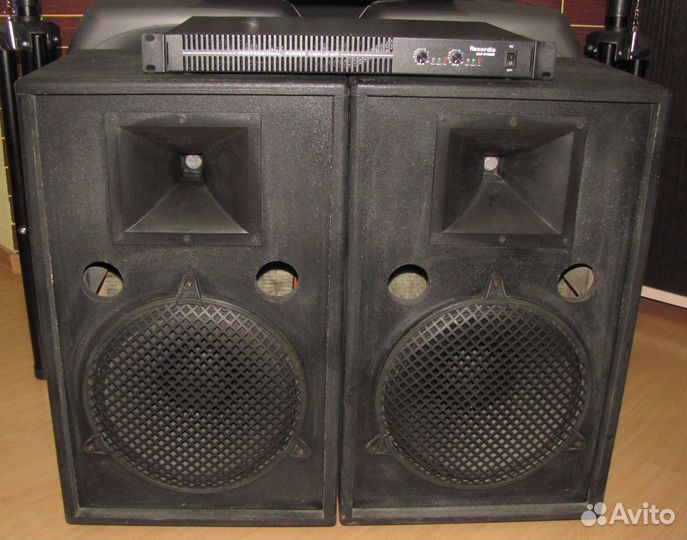 Колонки FA 1000W Pro-112 Усилитель звука Recordio