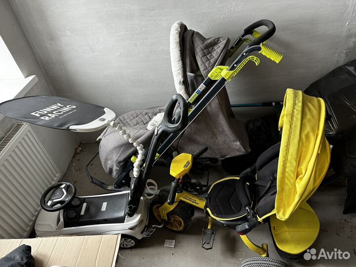 Сани коляска детские