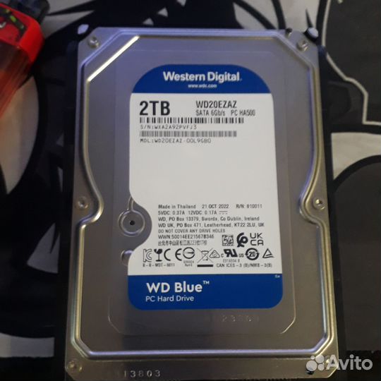 2 тб Жесткий диск WD Blue