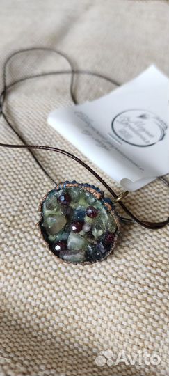 Кулон медный