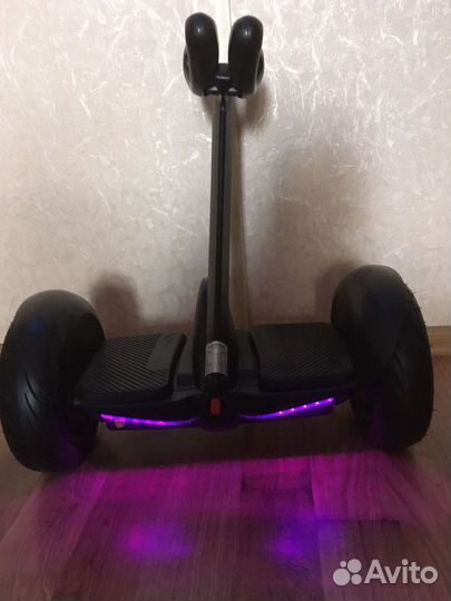 Гироскутер с ручкой mini robot